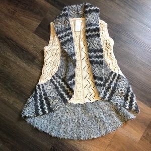 Sleeveless Sweater cardigan